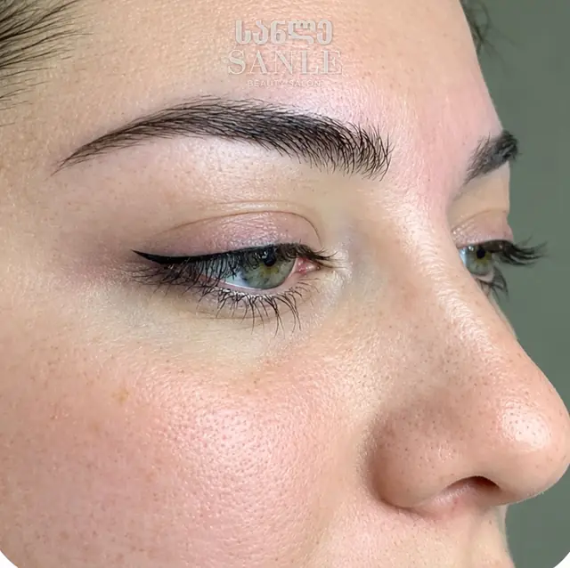 Permanent eyeliner — After, SANLE Beauty Salon