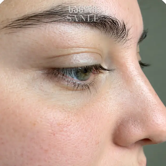 Permanent eyeliner — Before, SANLE Beauty Salon
