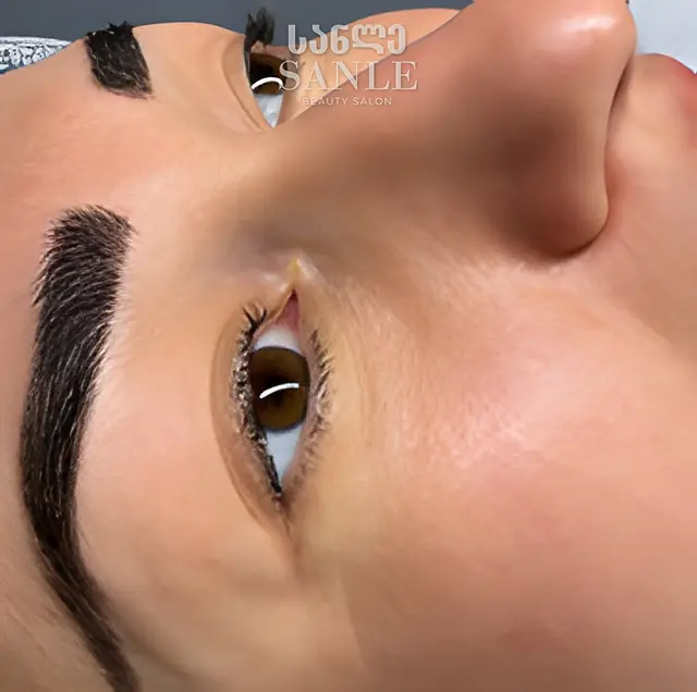 Ресницы — До, SANLE Beauty Salon