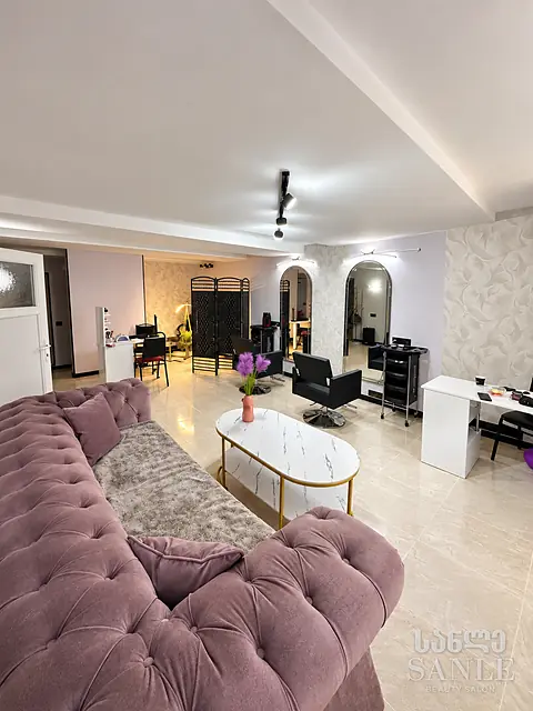 SANLE beauty salon in Tbilisi, Marjanishvili — the waiting area